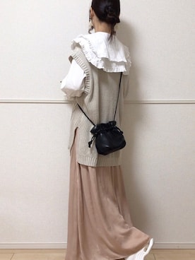 「ミサリナ」｜uniさん（レディース・161cm）の春コーディネート