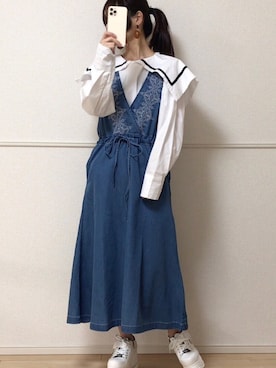 uniさん（レディース・161cm）の春コーディネート