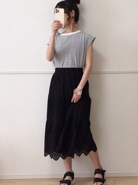 「ITEMS_URBANRESEARCH」｜uniさん（レディース・161cm）の春コーディネート