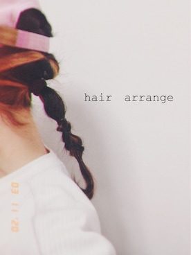 「hairarrange」｜M e g さん（レディース・150cm）の春コーディネート