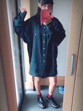 「お洒落好きな人と繋がりたい」｜「アイテム（ブーツ）」を使った、NANAさん（レディース・157cm）の秋コーディネート