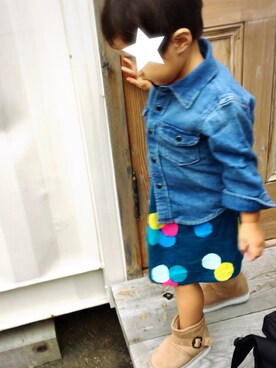 「オシャレパッソ」｜ioさん（キッズ・80cm）の秋コーディネート