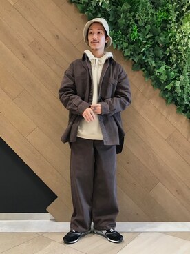 「レースアップシューズ」｜「アイテム（その他アウター）」を使った、ryoryo1204さん（メンズ・165cm）の冬コーディネート