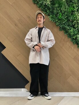 「レースアップシューズ」｜「アイテム（その他アウター）」を使った、ryoryo1204さん（メンズ・165cm）の冬コーディネート