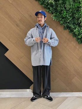 「レースアップシューズ」｜「アイテム（その他アウター）」を使った、ryoryo1204さん（メンズ・165cm）の冬コーディネート