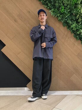 「レースアップシューズ」｜「アイテム（その他アウター）」を使った、ryoryo1204さん（メンズ・165cm）の春コーディネート