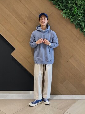 「URBAN RESEARCH（アーバンリサーチ）のアイテム（チノパンツ）」を使った、ryoryo1204さん（メンズ・165cm）の春コーディネート