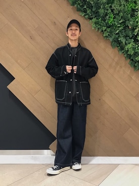 「レースアップシューズ」｜「アイテム（その他アウター）」を使った、ryoryo1204さん（メンズ・165cm）の春コーディネート