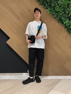 「KEEN（キーン）のアイテム（シューズ）」を使った、ryoryo1204さん（メンズ・165cm）の夏コーディネート