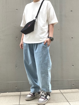 「a.testoni（アメデオテストーニ）のアイテム」を使った、BOYSHE_staffさん（レディース・160cm）の夏コーディネート