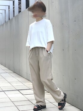 「アイテム（腕時計、ブラウン系）」を使った、BOYSHE_staffさん（レディース・158cm）の夏コーディネート