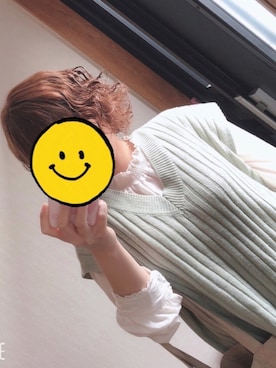 「chocomee（チョコミー）のアイテム（ベスト）」を使った、nozomi*さん（レディース・147cm）の夏コーディネート