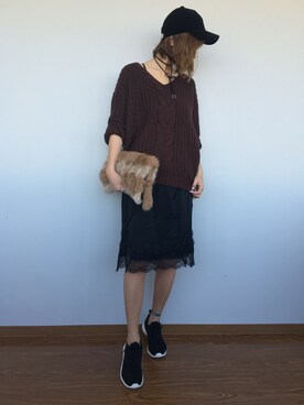 GUCCIさん（レディース・167cm）の冬コーディネート