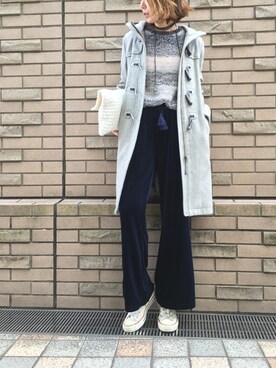 「FREE'S MART（フリーズマート）のアイテム（ダッフルコート）」を使った、GUCCIさん（レディース・167cm）の冬コーディネート