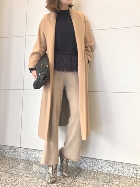 「MEDA（メダ）のアイテム（ブーティ）」を使った、GUCCIさん（レディース・167cm）の冬コーディネート