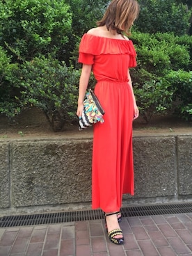 「FREE'S MART（フリーズマート）のアイテム（つなぎ/オールインワン）」を使った、GUCCIさん（レディース・167cm）の春コーディネート