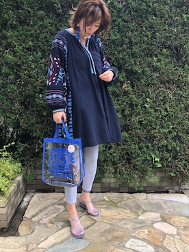 「SCOTCH & SODA（スコッチ アンド ソーダ）のアイテム（ワンピース/ドレス）」を使った、GUCCIさん（レディース・167cm）の夏コーディネート