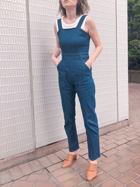 「FREE'S MART（フリーズマート）のアイテム（オールインワン・サロペット）」を使った、GUCCIさん（レディース・167cm）の夏コーディネート
