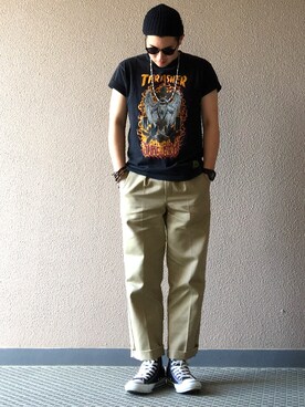 「URBAN RESEARCH Sonny Label（アーバンリサーチサニーレーベル）のアイテム（アクセサリー）」を使った、RYUTAROさん（メンズ・165cm）の夏コーディネート