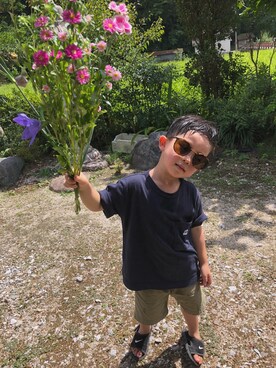 taaさん（キッズ・100cm）の夏コーディネート