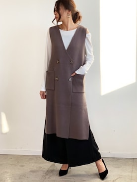 「Futier land（フューティアランド）のアイテム」を使った、Anneさん（レディース・165cm）の春コーディネート