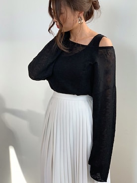 「Futier land（フューティアランド）のアイテム」を使った、Anneさん（レディース・165cm）の春コーディネート