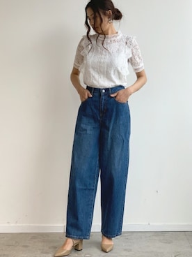 「Futier land（フューティアランド）のアイテム」を使った、Anneさん（レディース・165cm）の春コーディネート