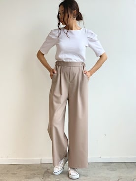 「Futier land（フューティアランド）のアイテム」を使った、Anneさん（レディース・165cm）の春コーディネート