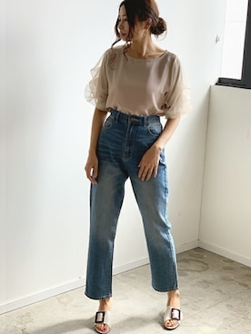 「Futier land（フューティアランド）のアイテム」を使った、Anneさん（レディース・165cm）の春コーディネート