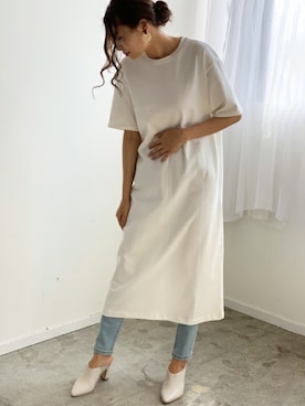 「Futier land（フューティアランド）のアイテム」を使った、Anneさん（レディース・165cm）の春コーディネート