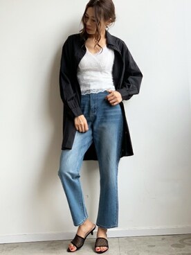 「Futier land（フューティアランド）のアイテム」を使った、Anneさん（レディース・165cm）の春コーディネート