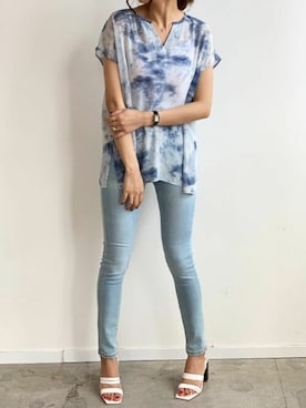 「Futier land（フューティアランド）のアイテム」を使った、Anneさん（レディース・165cm）の夏コーディネート