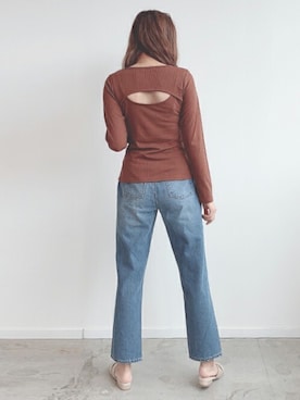 「Futier land（フューティアランド）のアイテム」を使った、Anneさん（レディース・165cm）の夏コーディネート