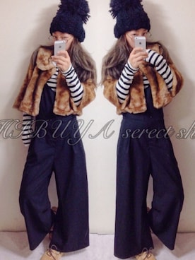 「DGRACE（ディグレース）のアイテム」を使った、♡やよい♡さん（レディース・165cm）の冬コーディネート