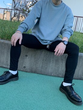 「UNIQLO（ユニクロ）のWOMEN ウルトラストレッチジーンズ（デニムパンツ）」を使った、weark826さん（メンズ・165cm）の秋コーディネート