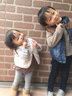 ayumiさん（キッズ・100cm）の冬コーディネート