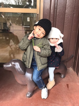 ayumiさん（キッズ・70cm）の冬コーディネート