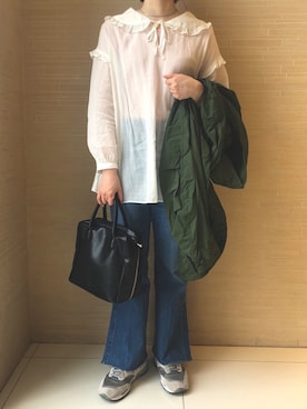 ａさん（レディース・157cm）の春コーディネート