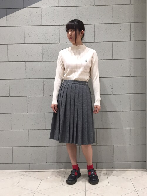 FRED PERRY プリーツスカート
