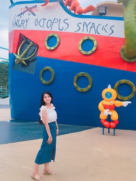 「SUITANGTANG」｜莉兒娜娜さん（レディース・166cm）の夏コーディネート
