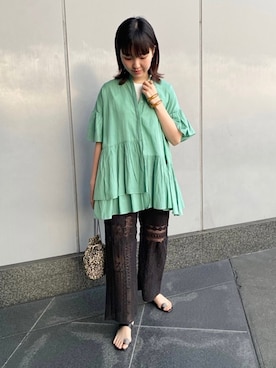 nol OKUMURAさん（レディース・170cm）の春コーディネート