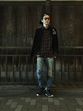 zakiさん（メンズ・172cm）の冬コーディネート