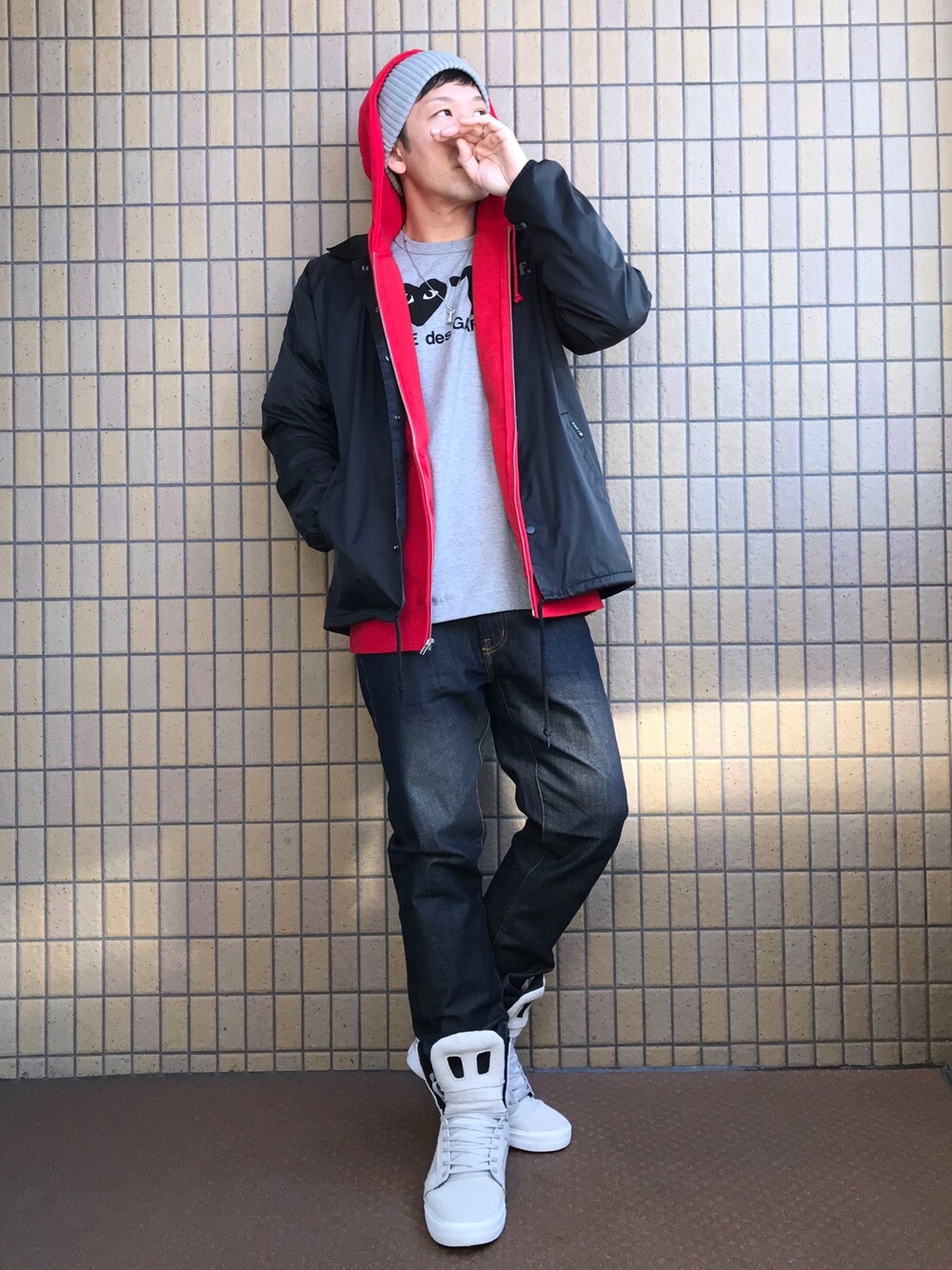 HUF コーチジャケット　ピンクパンサー HUF コーチジャケット ピンクパンサー