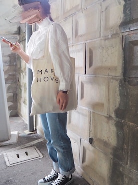 「CONVERSE（コンバース）のconverse（コンバース） ALL STAR OX（オールスターOX）（スニーカー）」を使った、ｐａｎａさん（レディース・158cm）の春コーディネート