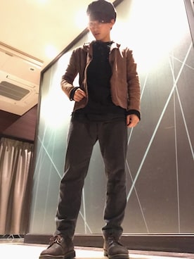 「Dapper'sのアイテム」を使った、HOMAREさん（メンズ・168cm）の春コーディネート