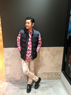 「RED WING SHOES（レッドウィング）のアイテム」を使った、J.yaanooさん（メンズ・165cm）の秋コーディネート