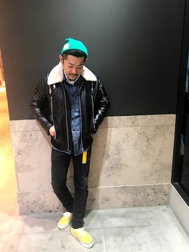 J.yaanooさん（メンズ・165cm）の冬コーディネート