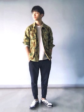 ヨシカズさん（メンズ・186cm）の秋コーディネート