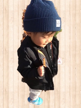 のさん（キッズ・80cm）の秋コーディネート