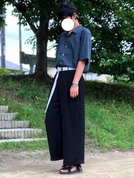 「アイテム（アナログ腕時計）」を使った、まそーさん（メンズ・180cm）の夏コーディネート